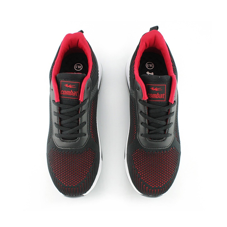AY LUOH PAO Breathable Custom Made Men Sneakers with Black and Red Color