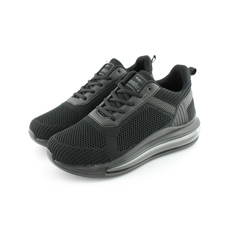 COMBAT  AY LUOH PAO  | Men Shoes | breathing;Sneakers:Black/Black and Red(22566)