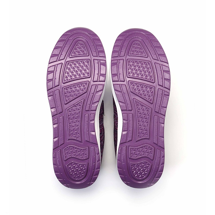 ARRIBA艾樂跑女鞋-氣墊系列百搭休閒鞋-黑桃/紫(FA558)