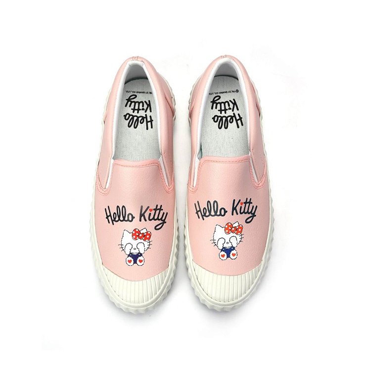 HELLO KITTY AY LUO PAO | Women Shoes | all match;Slip-Ons:White/Pink(921007)
