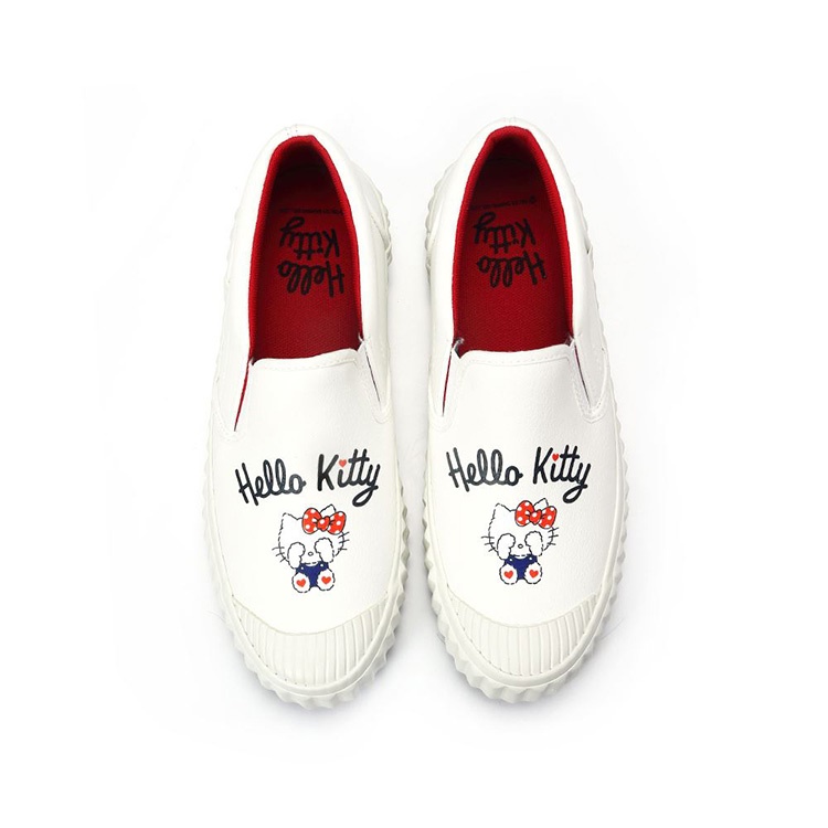 HELLO KITTY AY LUO PAO | Women Shoes | all match;Slip-Ons:White/Pink(921007)