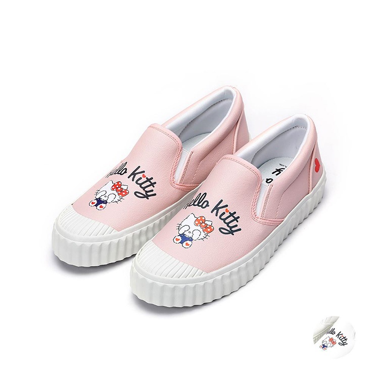 (921007) Hello Kitty AY LUO PAO Slip-On Women Canvas Shoes