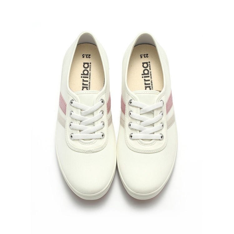 ARRIBA  AY LUOH PAO | Women Shoes | all match;canvas shoes:White/Blue(AB8099)