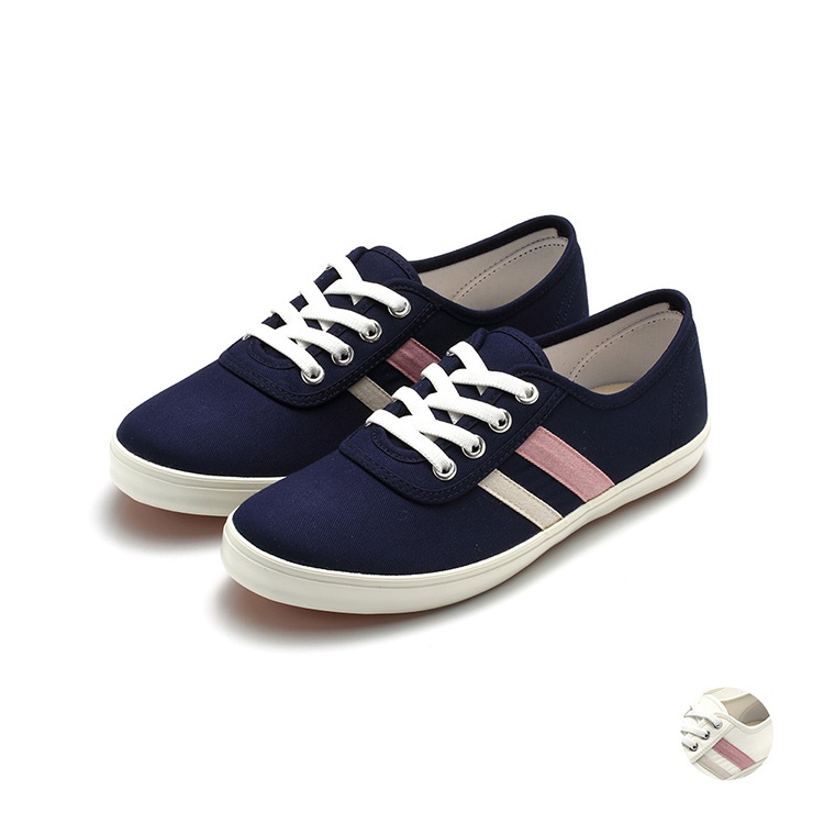 ARRIBA  AY LUOH PAO | Women Shoes | all match;canvas shoes:White/Blue(AB8099)