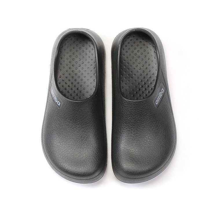 ARRIBA艾樂跑男女鞋-防水系列防水廚師鞋-黑(61498)