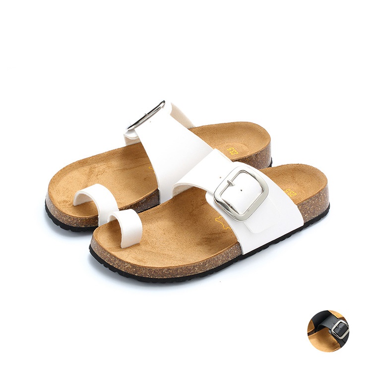 ARRIBA  AY LUOH PAO | Women Shoes | Summer;flip flops:Black/White(61499)