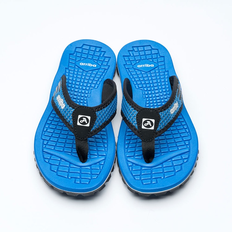 ARRIBA艾樂跑男鞋-防水系列夏日夾腳拖-藍(62489)