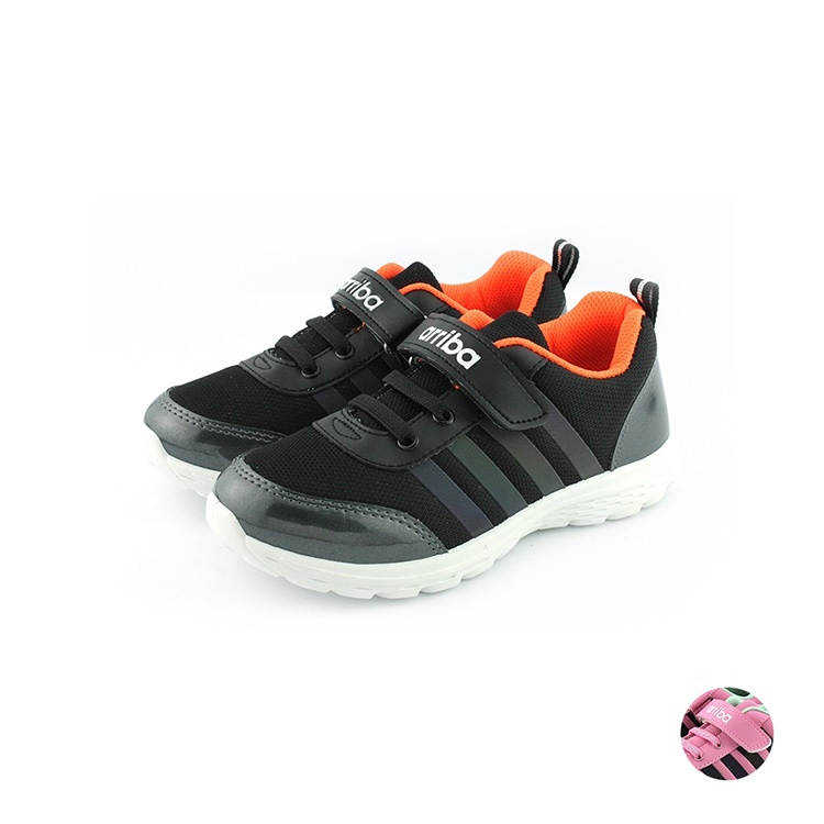 ARRIBA  AY LUOH PAO | Kids Shoes | all match;Lifestyle:Black/Pink(TD6290)