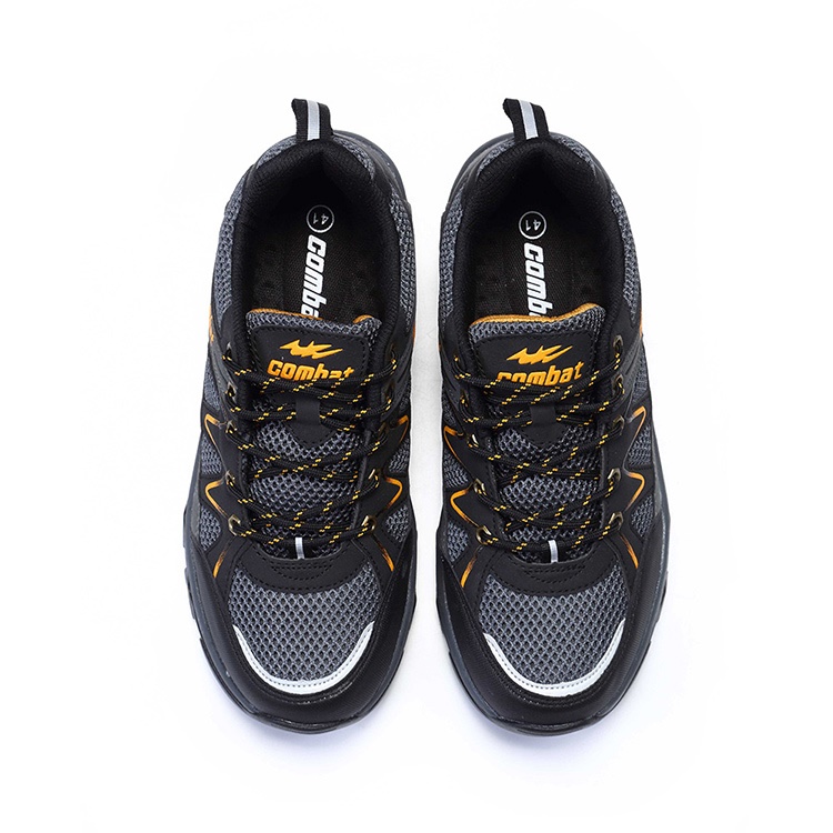(FA591)COMBAT AY LUOH PAO Custom Men Hiking Shoes - Gray/Coffee