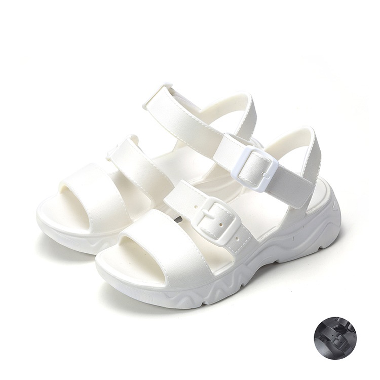 ARRIBA  AY LUOH PAO | Women Shoes | Lightweight;Sandals/Slippers:Black/White(61517)