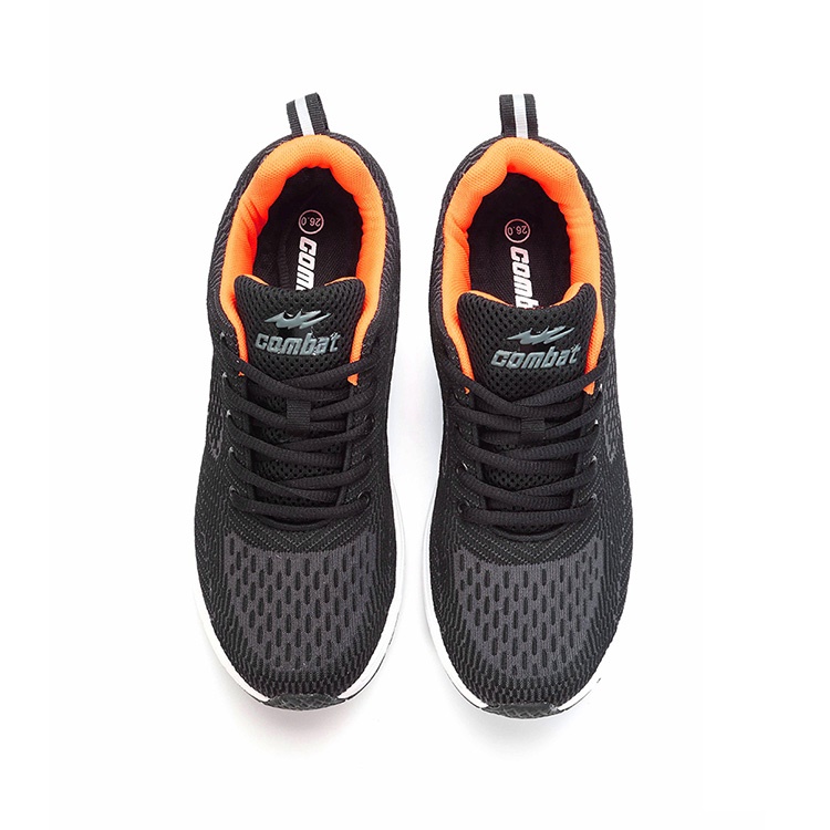 COMBAT  AY LUOH PAO  | Men Shoes | breathing;Sneakers:Black Orange(22586)