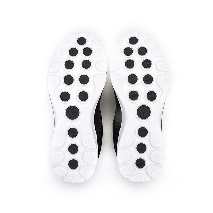 ARRIBA艾樂跑女鞋-飛織透氣運動鞋-黑灰/藍桃(FA566)