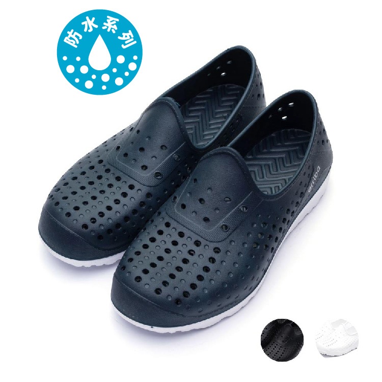 ARRIBA  AY LUOH PAO | Women Shoes | all match;Slip-Ons:Blue and white/Black and White/White(62473-1)
