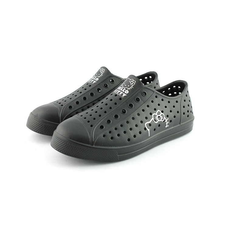 AY LUO PAO - (920118) Hello Kitty Custom Made Women Slip-Ons Shoes  with Black, White, Pink Color
