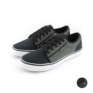 ARRIBA AY LUOH PAO | Men Shoes | Plain;canvas shoes:gray/black(AB8063)