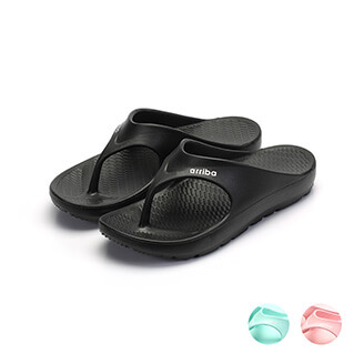 ARRIBA  AY LUOH PAO | Women Shoes | Summer;flip flops:Black/Pink/Green(62502)