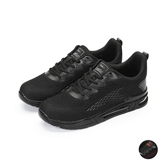 COMBAT AY LUOH PAO | Men Shoes | Air cushion;Sneakers:Black and red/Black and gray(22590)