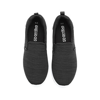 (FA559) ARRIBA AY LUOH PAO OEM Men Shoes - Black Slip-On Type