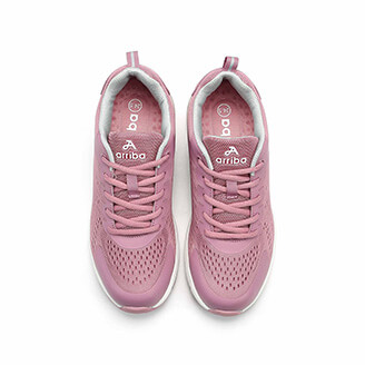 ARRIBA AY LUOH PAO | Women Shoes | Air cushion ; Sneakers : Black/Pink(22589)