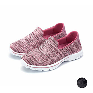 ARRIBA  AY LUOH PAO | Women Shoes | all match;Slip-Ons:Pink/Black(FA561)