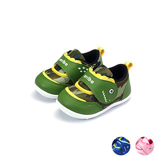 ARRIBA AY LUOH PAO | Kids Shoes | Dinosaur Velcro;Lifestyle:green/blue/Pink(TD6310)