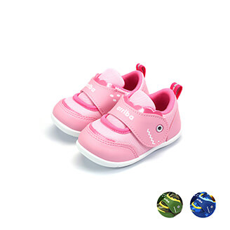 ARRIBA AY LUOH PAO | Kids Shoes | Dinosaur Velcro;Lifestyle:green/blue/Pink(TD6310)