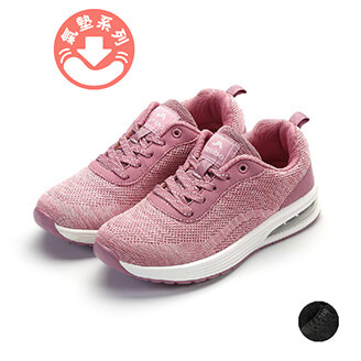 ARRIBA  AY LUOH PAO | Women Shoes | breathing;Sneakers:Black/Pink(FA567)