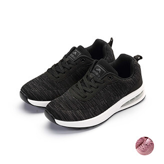 ARRIBA  AY LUOH PAO | Women Shoes | breathing;Sneakers:Black/Pink(FA567)