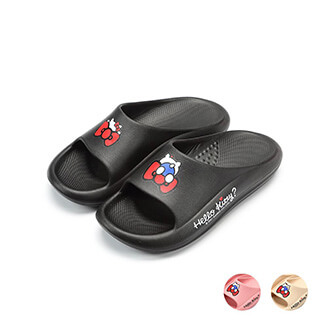 (921015) Black, Pink, Khaki Color Trendy Hello Kitty Custom Made Women Sandals and Slippers by AY LUO PAO