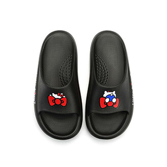 (921015) Black, Pink, Khaki Color Trendy Hello Kitty Custom Made Women Sandals and Slippers by AY LUO PAO