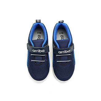 ARRIBA AY LUOH PAO | Kids Shoes | Velcro strap casual shoes : Black/Blue(TD6321)